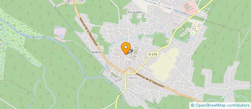 localisation de l'entreprise MADAME REINE FONTAGNE  MIOS