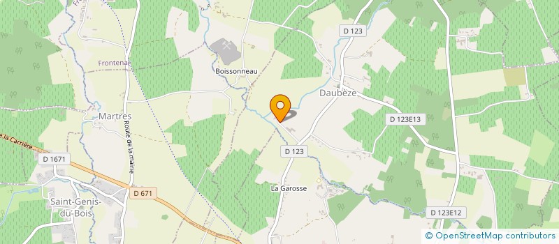 localisation de l'entreprise MADAME REINE GROUSSET  DAUBEZE