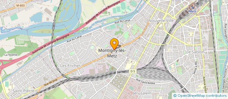 localisation de l'entreprise MADAME REINE JEANNE VILM à MONTIGNY-LES-METZ