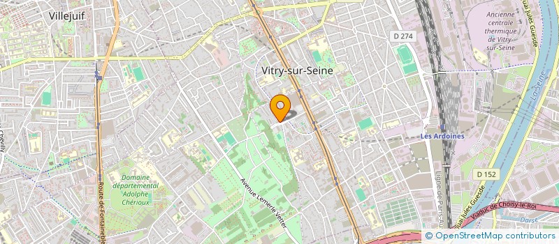 localisation de l'entreprise MADAME REINE KAKALA MPAFOMBA à VITRY-SUR-SEINE