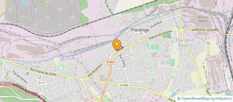 localisation de l'entreprise MADAME REINE LEBRETON  FLORANGE