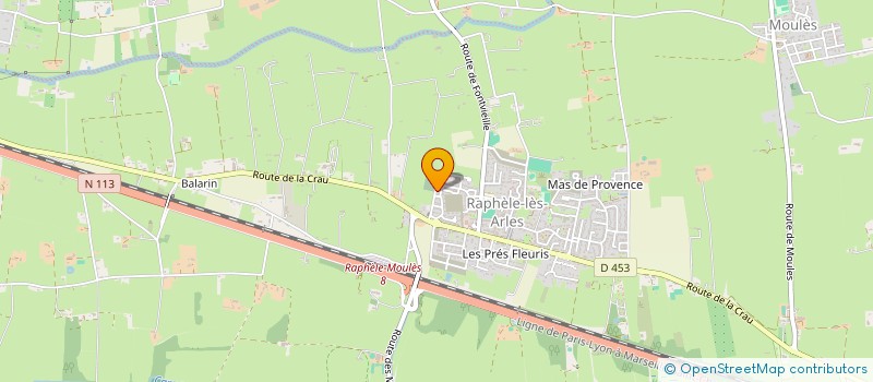localisation de l'entreprise MADAME REINE MARIE  ARLES