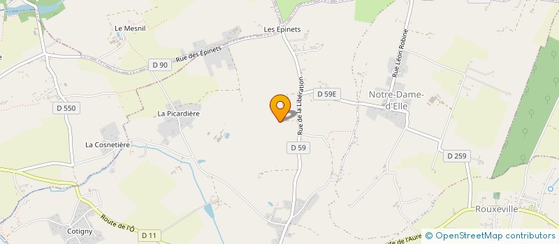 localisation de l'entreprise MADAME REINE-MARIE ANNE  SAINT-JEAN-D'ELLE