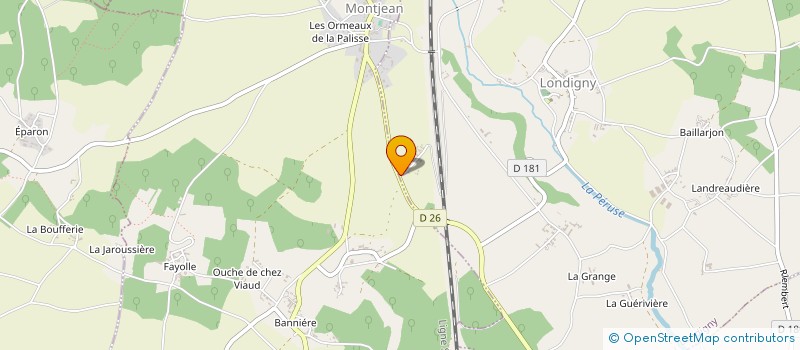 localisation de l'entreprise MADAME REINE MARIE CLAUDINE PRIEUR  SAINT-MARTIN-DU-CLOCHER