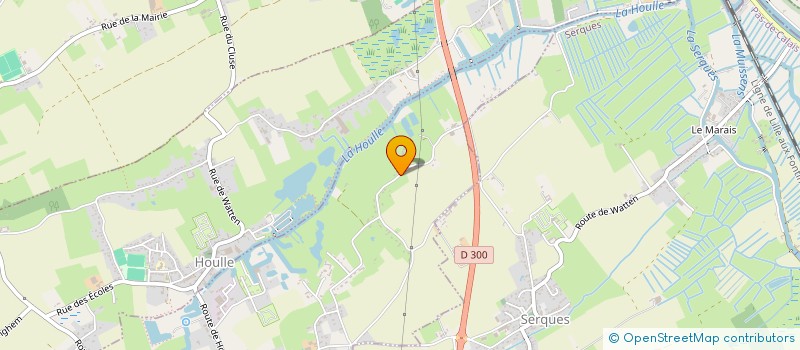 localisation de l'entreprise MADAME REINE MARIE DEVIGNE  SERQUES