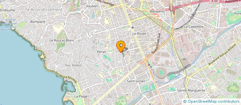 localisation de l'entreprise MADAME REINE MAS à MARSEILLE