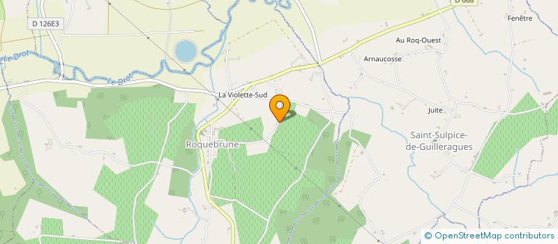 localisation de l'entreprise MADAME REINE MOTHES  ROQUEBRUNE