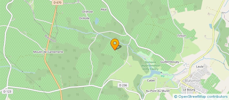 localisation de l'entreprise MADAME REINE PERIER  BLASIMON