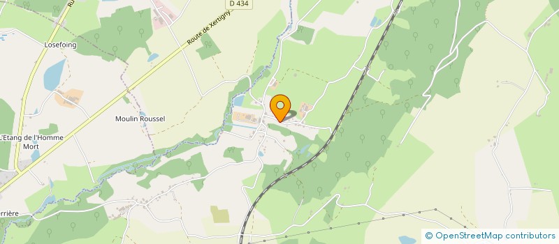 localisation de l'entreprise MADAME REINE PETITJEAN à LA CHAPELLE-AUX-BOIS
