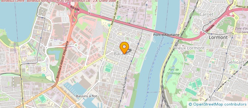 localisation de l'entreprise MADAME REINE PETRAU à BORDEAUX