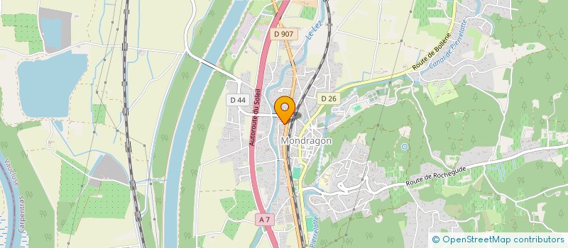 localisation de l'entreprise MADAME REINE RIQUE  MONDRAGON