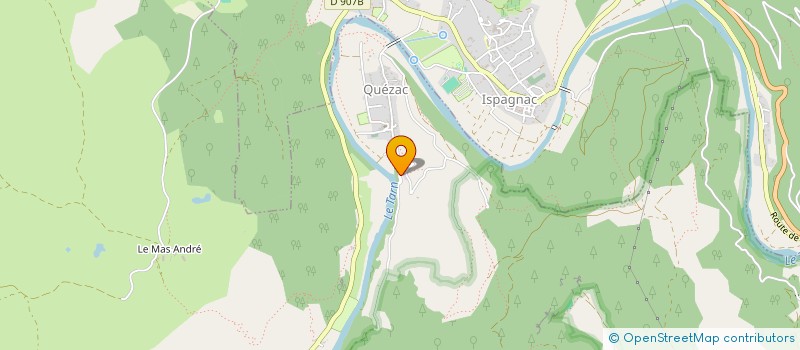 localisation de l'entreprise MADAME REINE RIVES  MAS-SAINT-CHELY