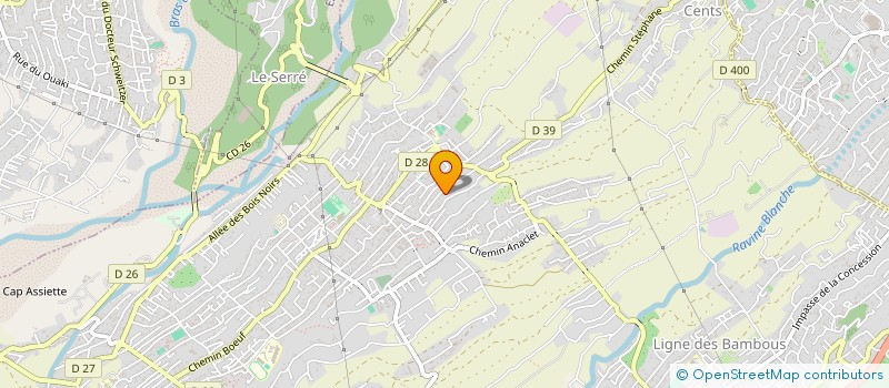 localisation de l'entreprise MADAME REINE SERY  SAINT-PIERRE