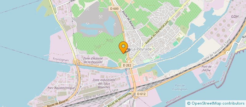 localisation de l'entreprise MADAME REINE SIERRA à FRONTIGNAN