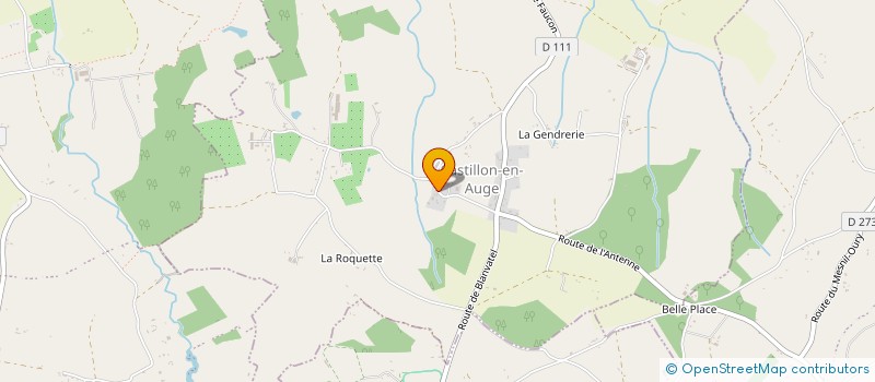 localisation de l'entreprise MADAME REINE TEILLANT à SAINT-PIERRE-EN-AUGE