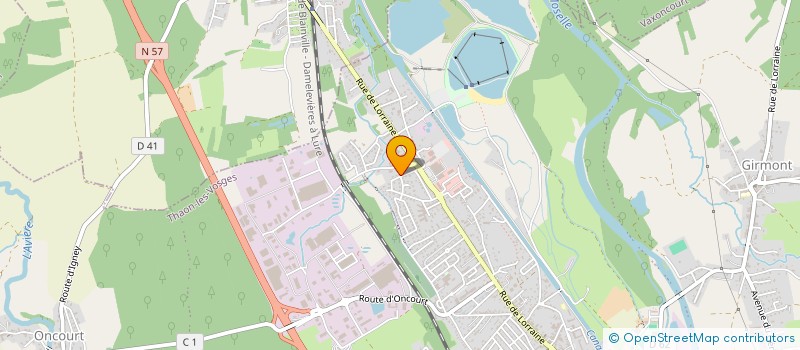 localisation de l'entreprise MADAME REINE VALENTIN  THAON-LES-VOSGES