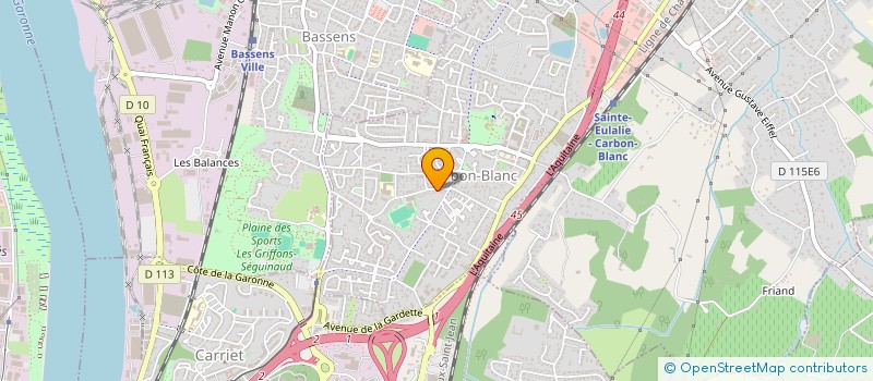 localisation de l'entreprise MADAME REINE VILLIER  CARBON-BLANC