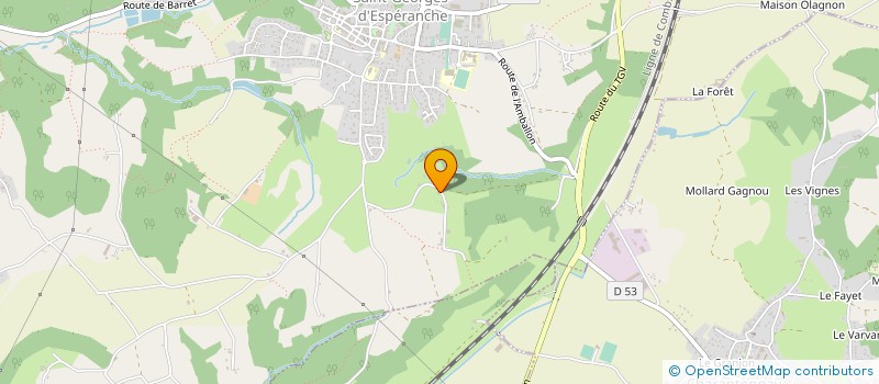 localisation de l'entreprise MADAME REINETTE DRAME  SAINT-GEORGES-D'ESPERANCHE