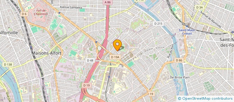 localisation de l'entreprise MADAME REINIRVINE MOUNDA BATJE  CRETEIL