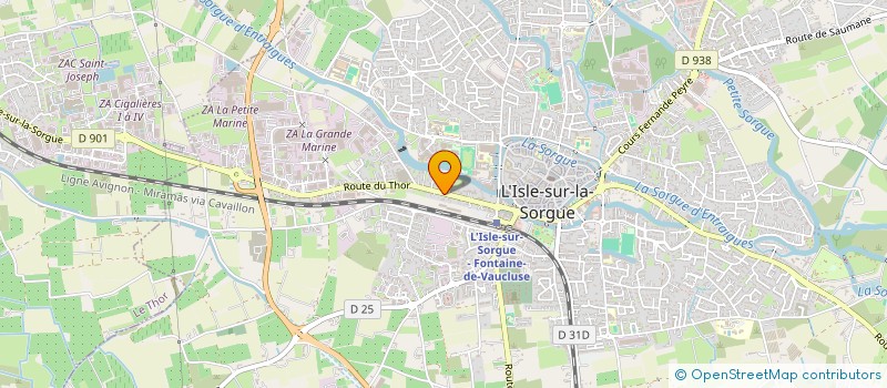 localisation de l'entreprise MADAME REIRA MEHDAOUI  L'ISLE-SUR-LA-SORGUE