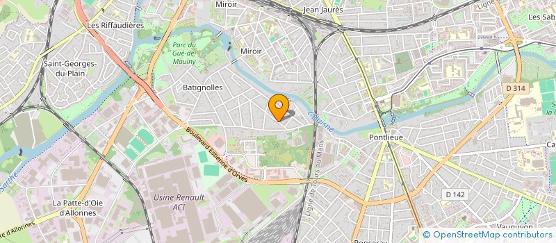 localisation de l'entreprise MADAME REJANE ALLAINE  LE MANS