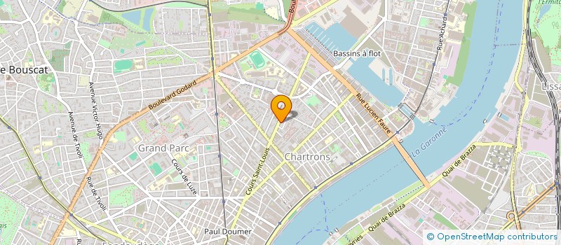 localisation de l'entreprise MADAME REJANE AUBENEAU  BORDEAUX