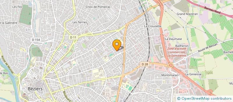 localisation de l'entreprise MADAME REJANE BARTHELET à BEZIERS