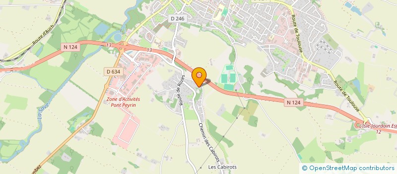 localisation de l'entreprise MADAME REJANE BIOUDI  L'ISLE-JOURDAIN