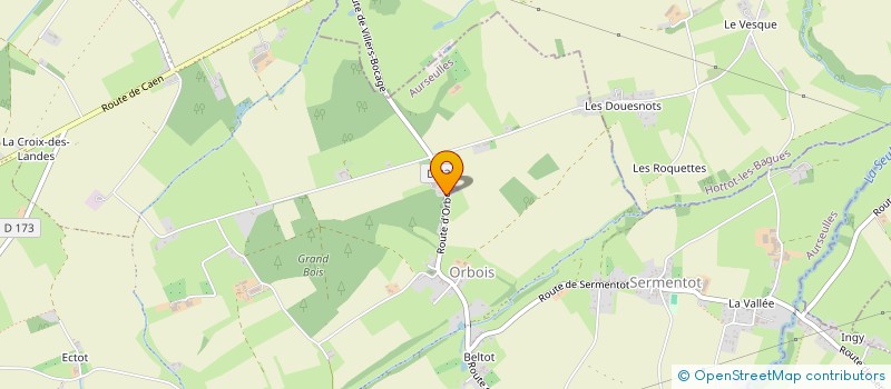 localisation de l'entreprise MADAME REJANE COUGNEAU  AURSEULLES