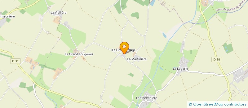 localisation de l'entreprise MADAME REJANE DELABALLE  RIVES-DU-FOUGERAIS