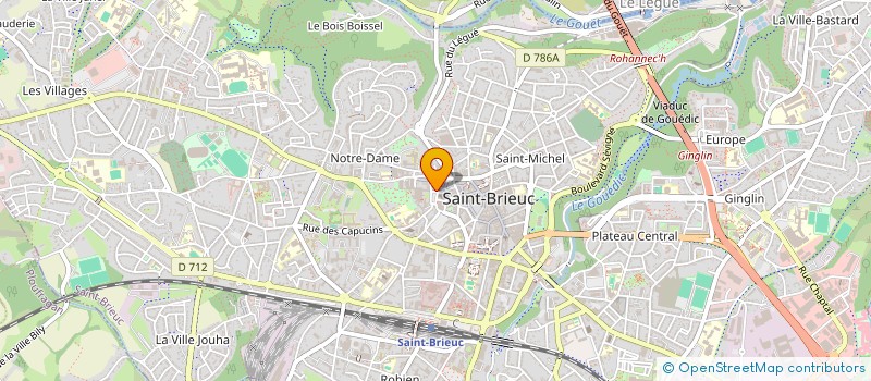 localisation de l'entreprise MADAME REJANE LE RAY à SAINT-BRIEUC