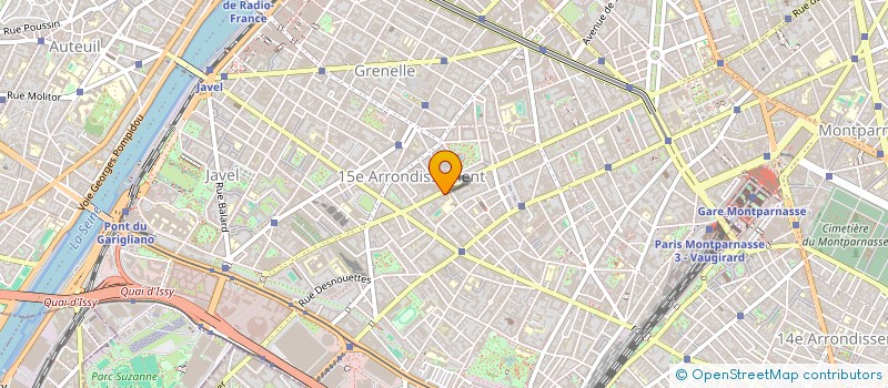 localisation de l'entreprise MADAME REJANE PODEVIN  PARIS