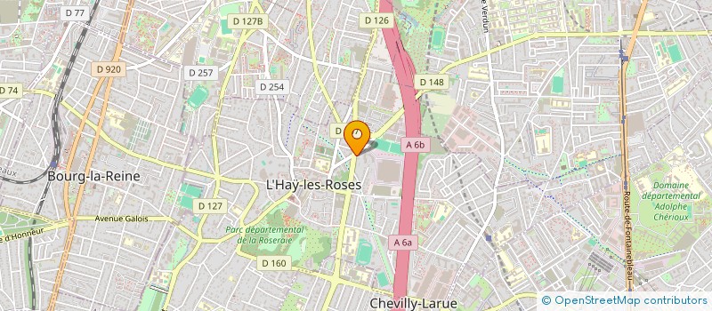 localisation de l'entreprise MADAME REJANE PONT  L'HAY-LES-ROSES