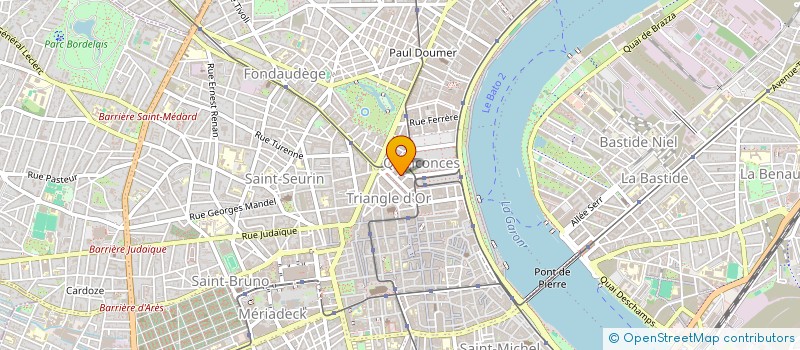 localisation de l'entreprise MADAME REJANE SURE  BORDEAUX