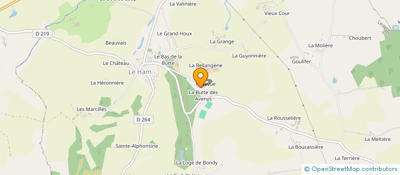 localisation de l'entreprise MADAME REJANE TELLIER  LE HAM