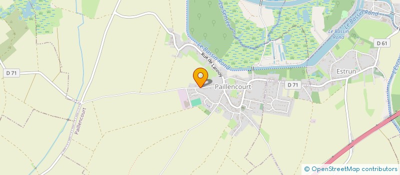 localisation de l'entreprise MADAME REJANE TETAR  PAILLENCOURT