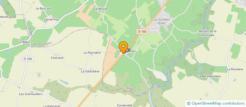 localisation de l'entreprise MADAME REJANE VERON à CHEMILLE-EN-ANJOU