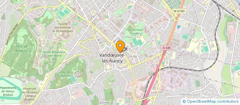 localisation de l'entreprise MADAME REJHANE SACIPI  VANDUVRE-LES-NANCY