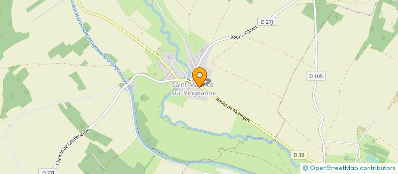 localisation de l'entreprise MADAME REKA HORVATH  SAINT-MAURICE-SUR-VINGEANNE