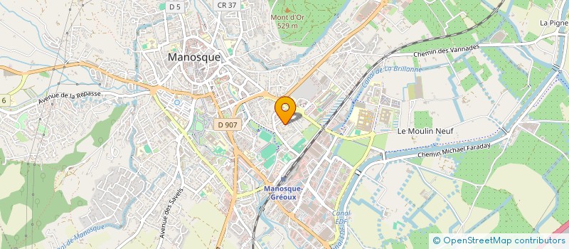 localisation de l'entreprise MADAME REKHABEN PANCHAL à MANOSQUE
