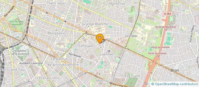 localisation de l'entreprise MADAME REKIA AKARDJOUDJ  LYON