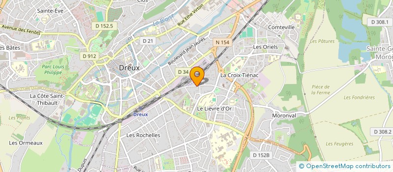 localisation de l'entreprise MADAME REKIA AZZOUG à DREUX