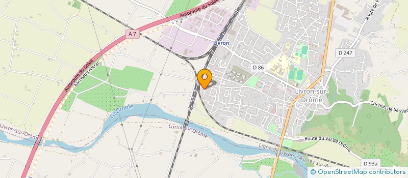 localisation de l'entreprise MADAME REKIA BENMALEK  LIVRON-SUR-DROME