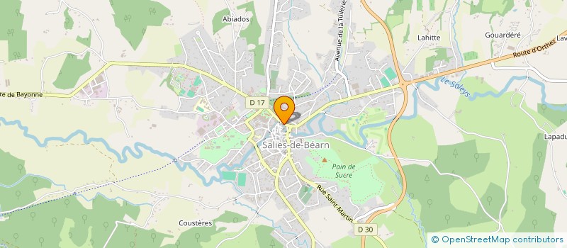 localisation de l'entreprise MADAME RELLYD FERNANDES DE SOUZA à SALIES-DE-BEARN