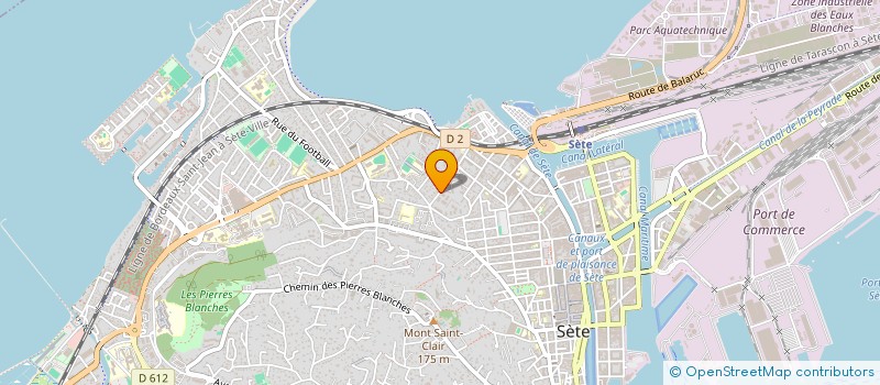 localisation de l'entreprise MADAME REMA RAJAB à SETE