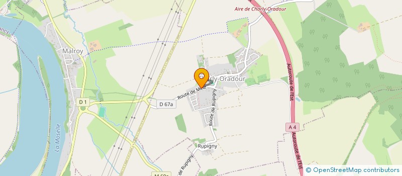 localisation de l'entreprise MADAME REMILDA BOCCABELLA  CHARLY-ORADOUR