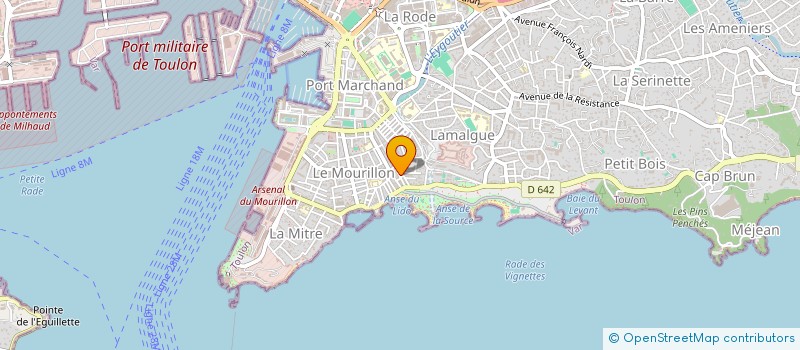 localisation de l'entreprise MADAME RENATA CZUPER  TOULON