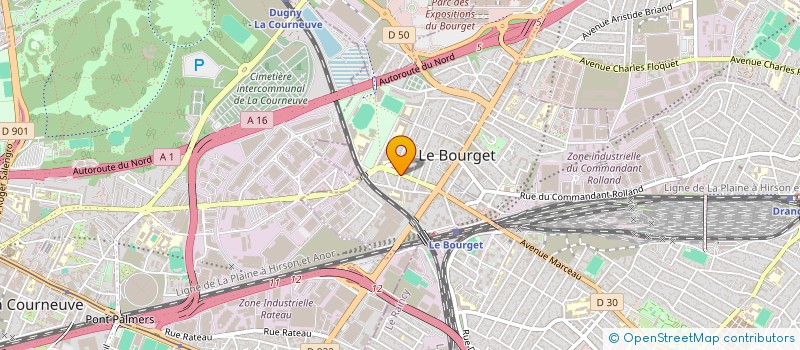 localisation de l'entreprise MADAME RENATA DA CUNHA BESSA à LE BOURGET