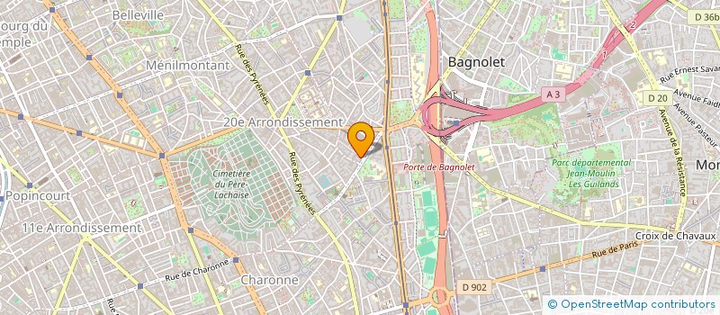 localisation de l'entreprise MADAME RENATA DOS SANTOS COURA  PARIS