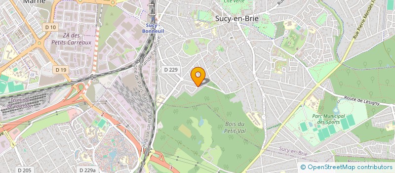 localisation de l'entreprise MADAME RENATA JEAN  SUCY-EN-BRIE